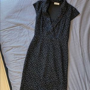 Cheeta print sweater dress